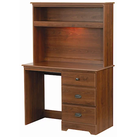 3 Drawer Desk with Hutch